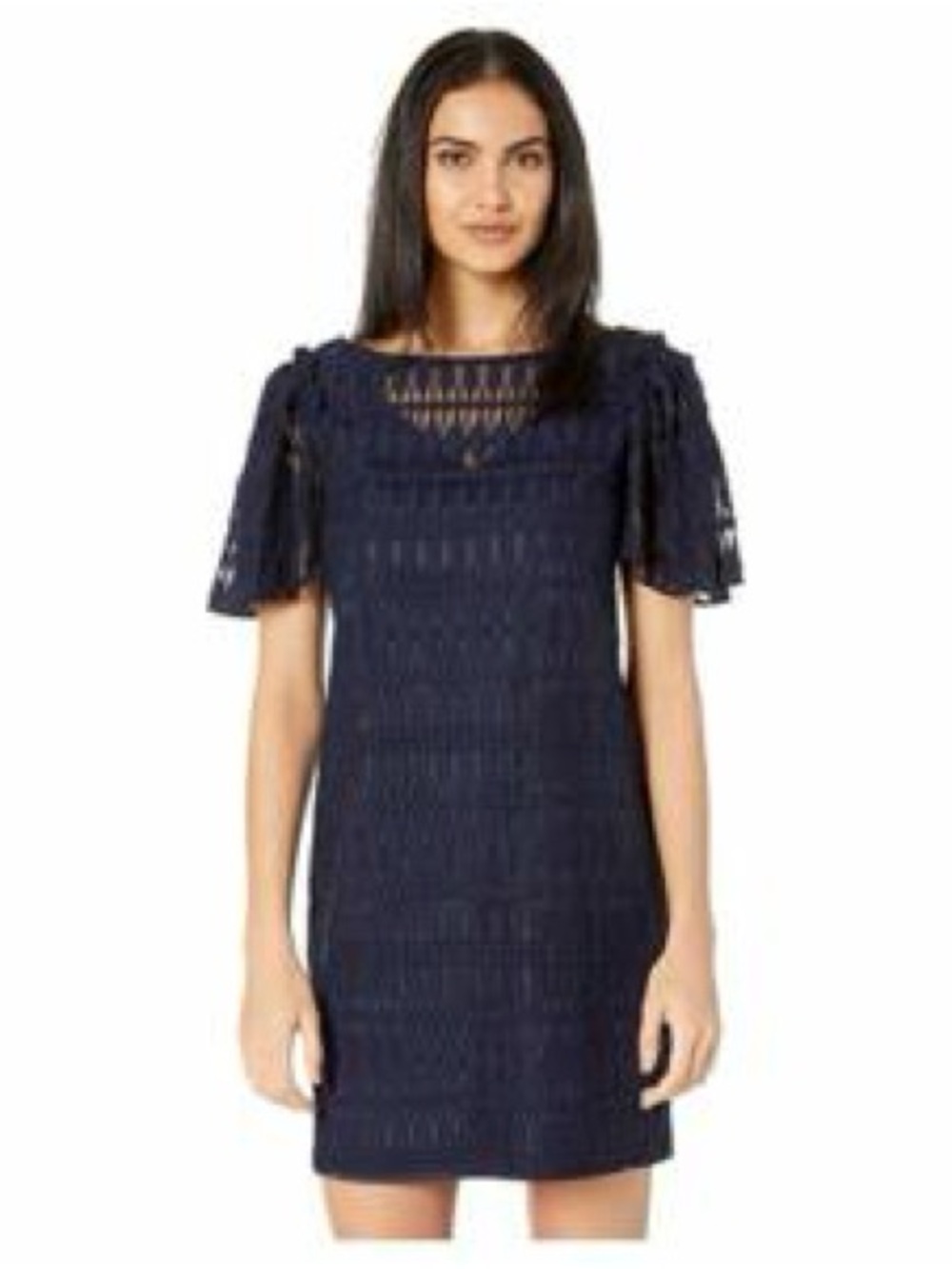 Trina Turk Blue Lace Dress Size S